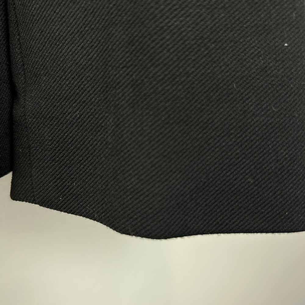 J Crew 365 Blazer Womens 14 ? Black Open Lined Pockets Office Funeral Read - Picture 5 of 13